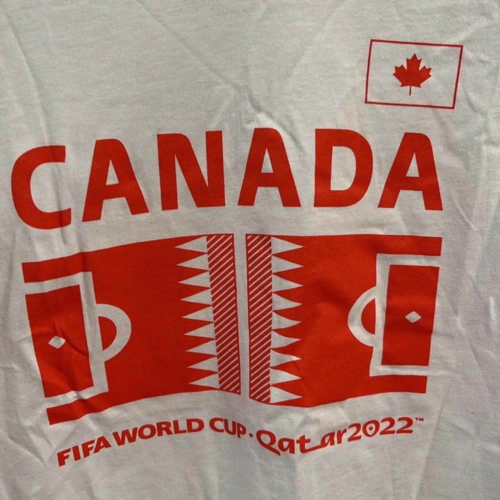 FIFA World Cup 2022 T-shirt official licensed New with tag L 14/16 - Picture 2 of 7